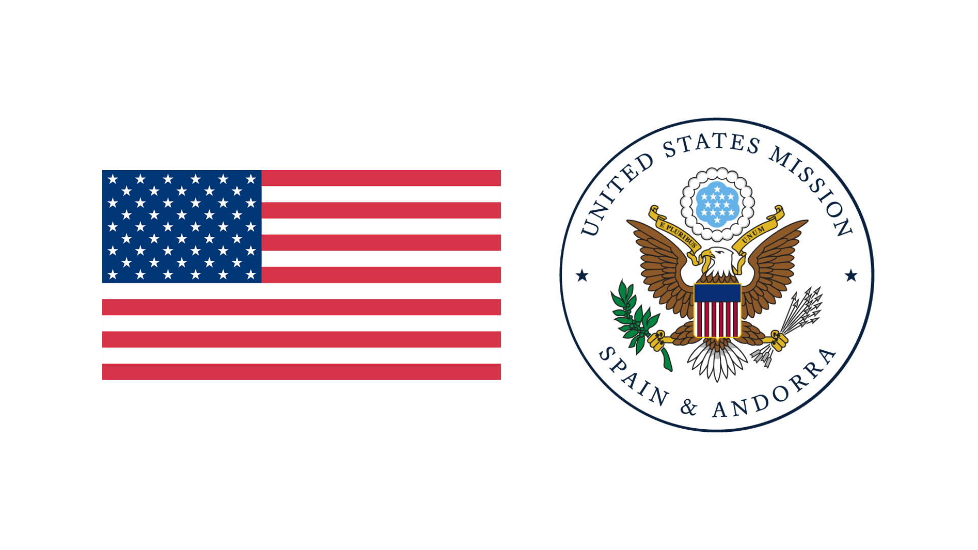 U.S. Mission Spain & Andorra funding organization logos
