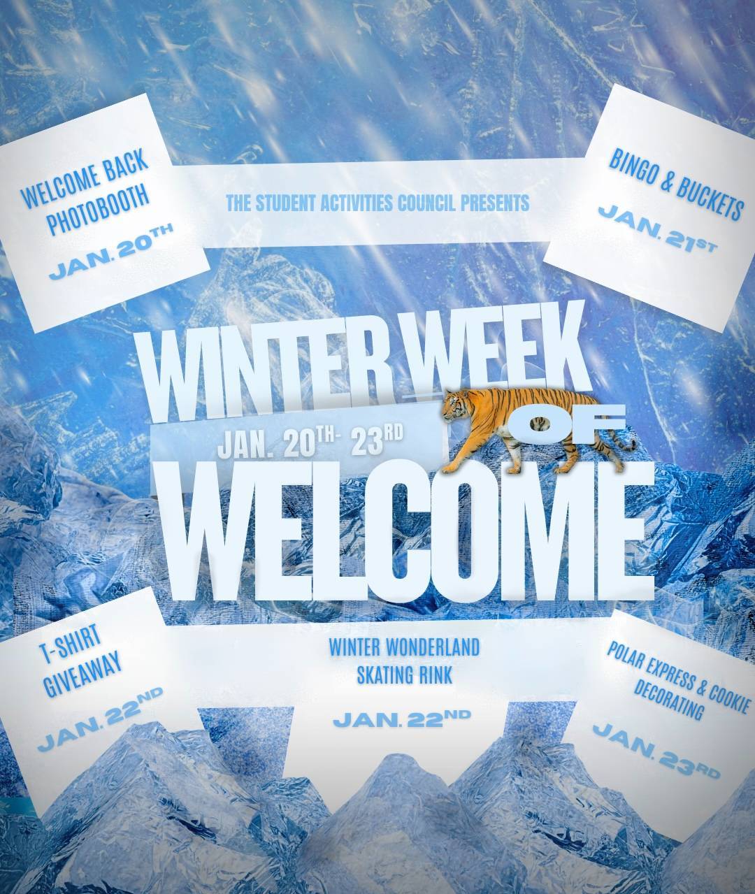 Overview of the Winter Tiger Welcome events