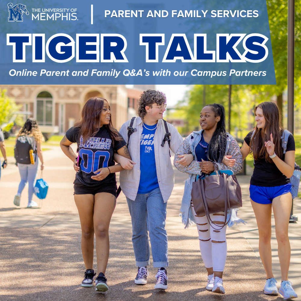 Tiger Talks: Online QandA for families Group of students walking talking: Tiger Talks online Qand As for families