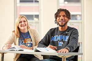 aerial view of Student Plaza