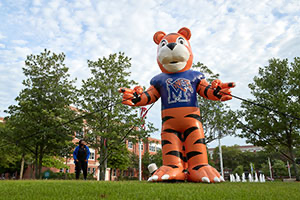 photo of past UofM magazine cover and interior spread