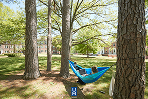 photo of past UofM magazine cover and interior spread