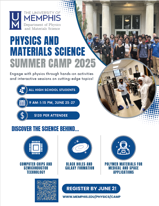 Physics Summer Camp Flier