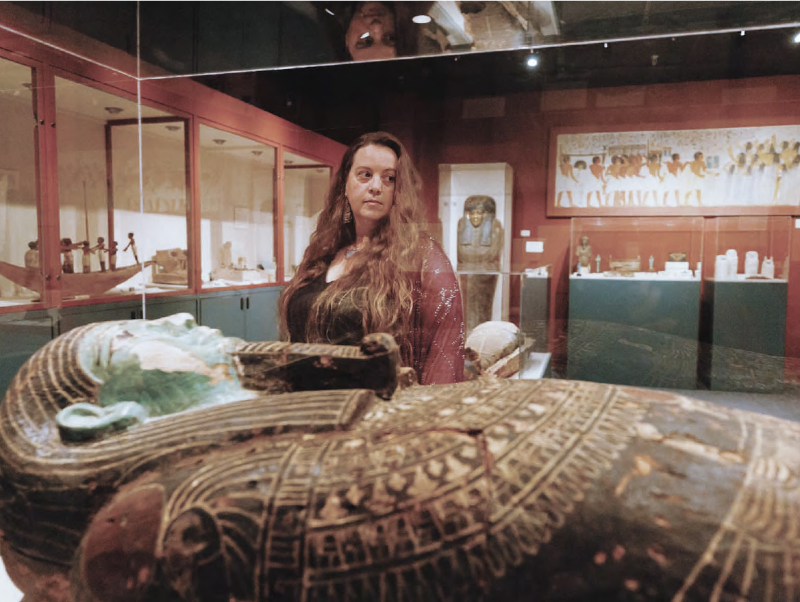 Onstine in the Egyptian Museum