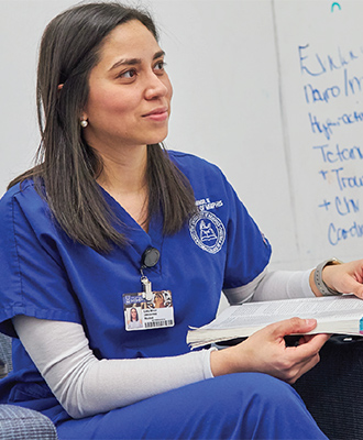 Lambuth nursing student