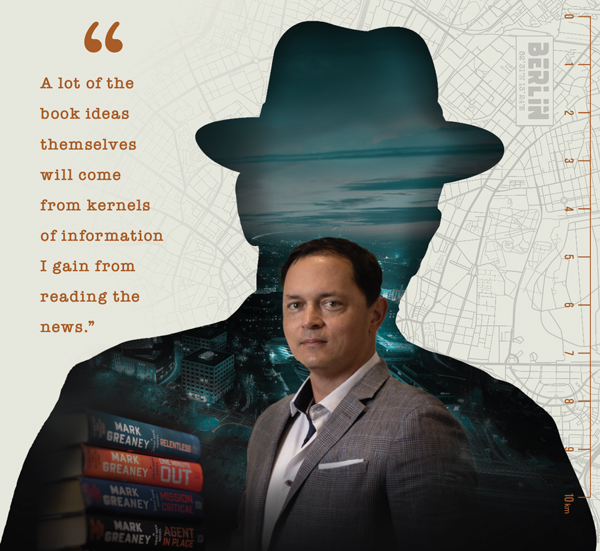 "A lot of the book ideas themselves will come from kernels of information I gain from reading the news.”