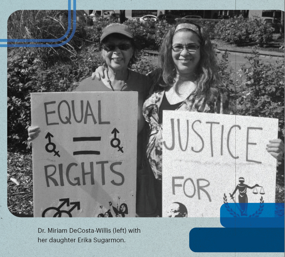 Dr. DeCosta Sugarmon Willis (left) with her daughter Erika Sugarmon.