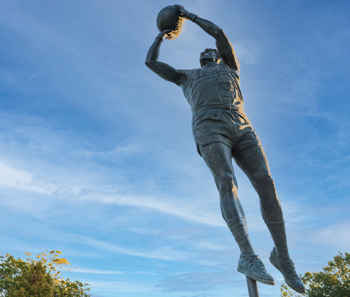 decorative: Larry Finch Statue