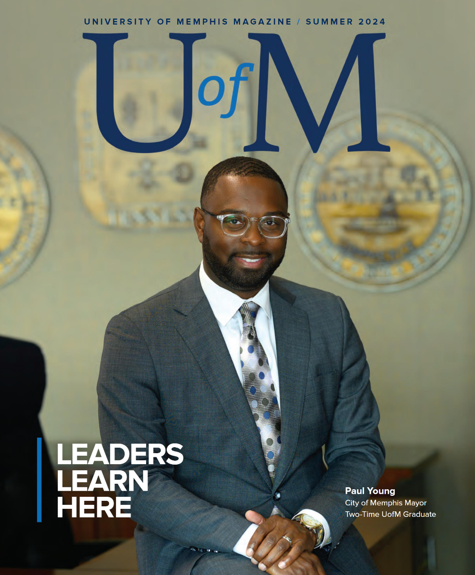 University of memphis magazine cover Summer 2024