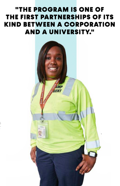 "The program is one of the first partnerships of its kind between a corporation and a university."