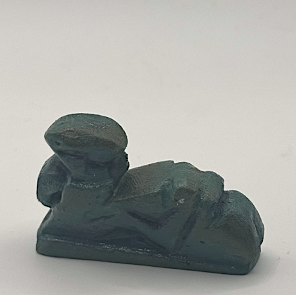 Seated Male Phallic Amulet 3D Printed